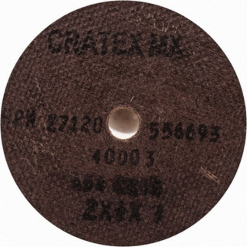 Cratex 2 Diam, 1/4 Hole, 54 Grit Aluminum Oxide Fiber Disc Coarse 40003 – 03596368