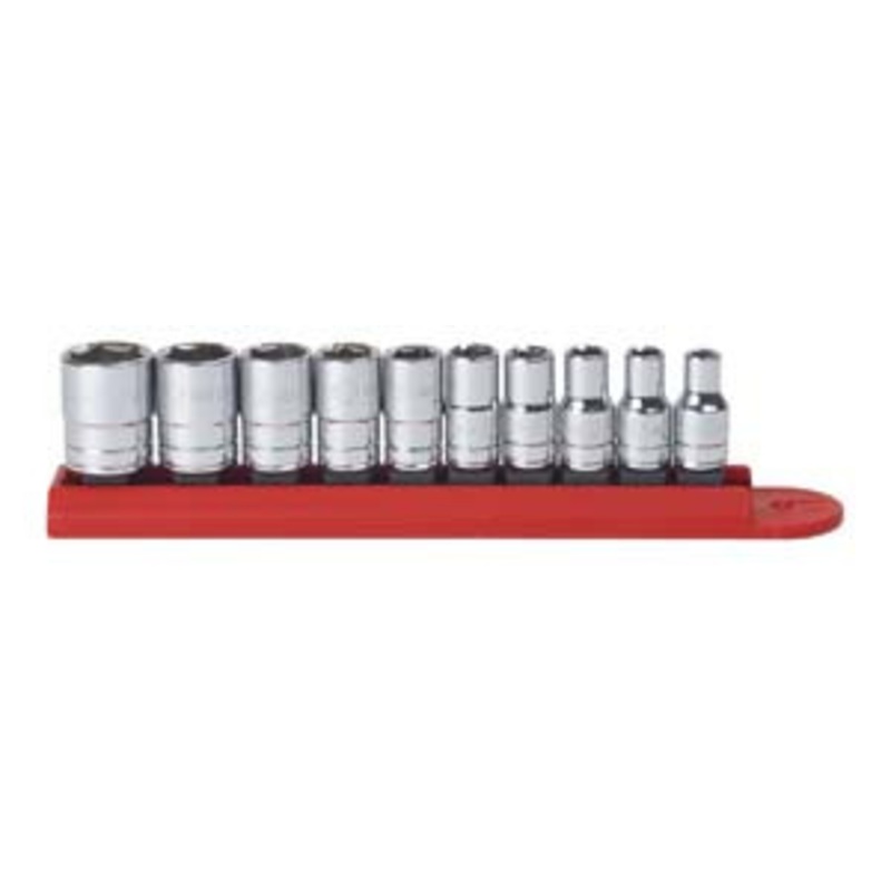 GEARWRENCH 10 Piece Standard Socket Set 1/4 Drive 6 Point – KD80303
