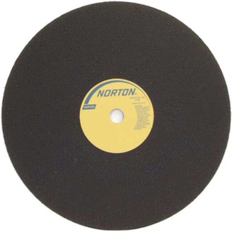 Norton 24 x 7/32, 1-3/4 Hole Aluminum Oxide Cutoff Wheel Reinforced, 2,260 Max RPM, Use with Stationary Grinders 69083125994 – 42064477