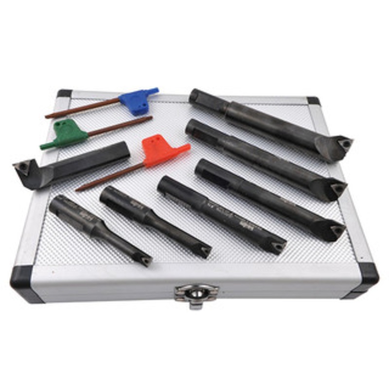 Precise 7 Piece 1/2 Round Shank Indexable Boring Bar Set – 1001-0705