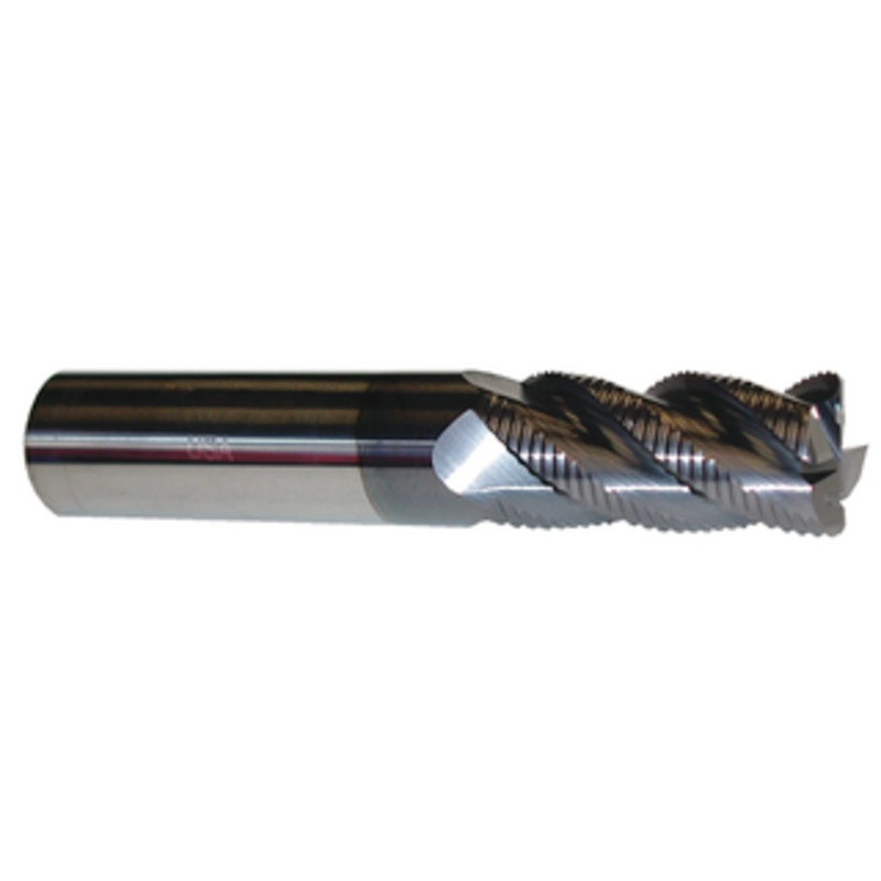 PROMAX Tools 6 Flute Solid Carbide nACRo Coated Roughing End Mill, 1 Size & Shank Diameter, 2-5/8 Length of Cut, 0.060 Corner Radius, 5 Overall Length
