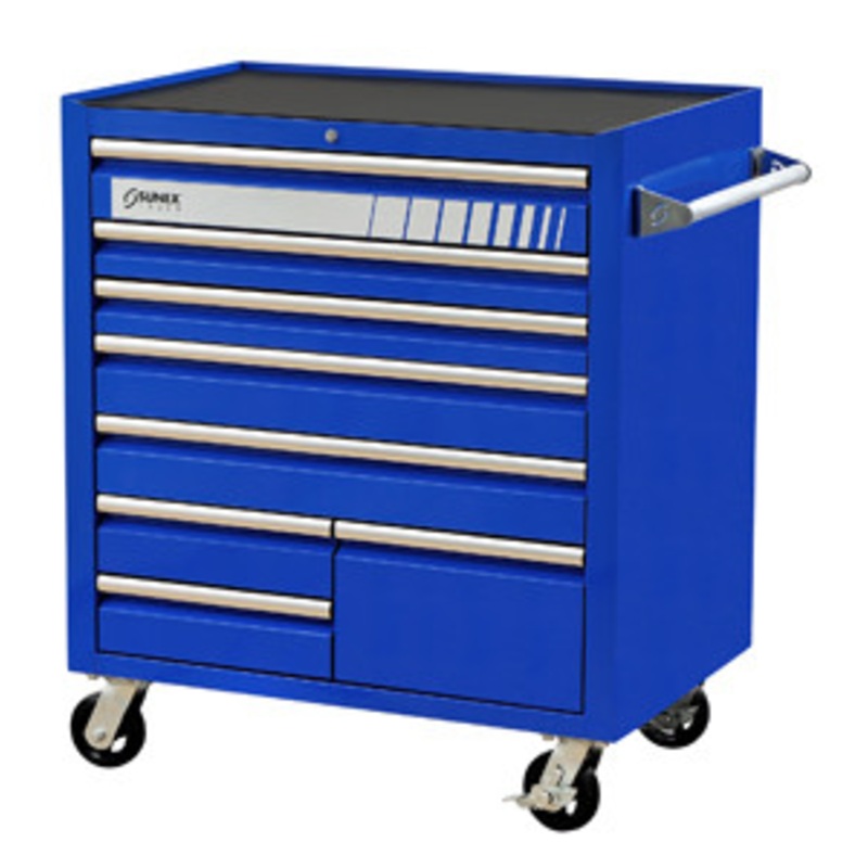 Sunex 41 Blue Premium 8 Drawer Toolbox Service Cart – SU8060BL