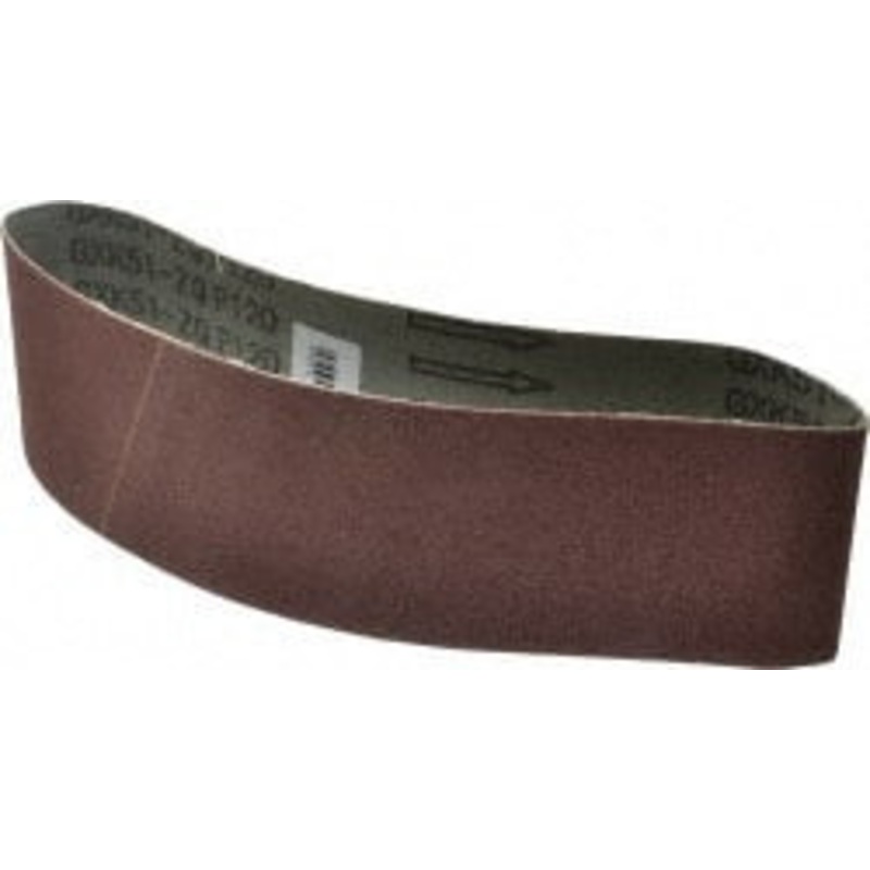 Tru-Maxx 3 Wide x 21 OAL, 120 Grit, Aluminum Oxide Abrasive Belt Aluminum Oxide, Fine, Coated 7215 – 85575702