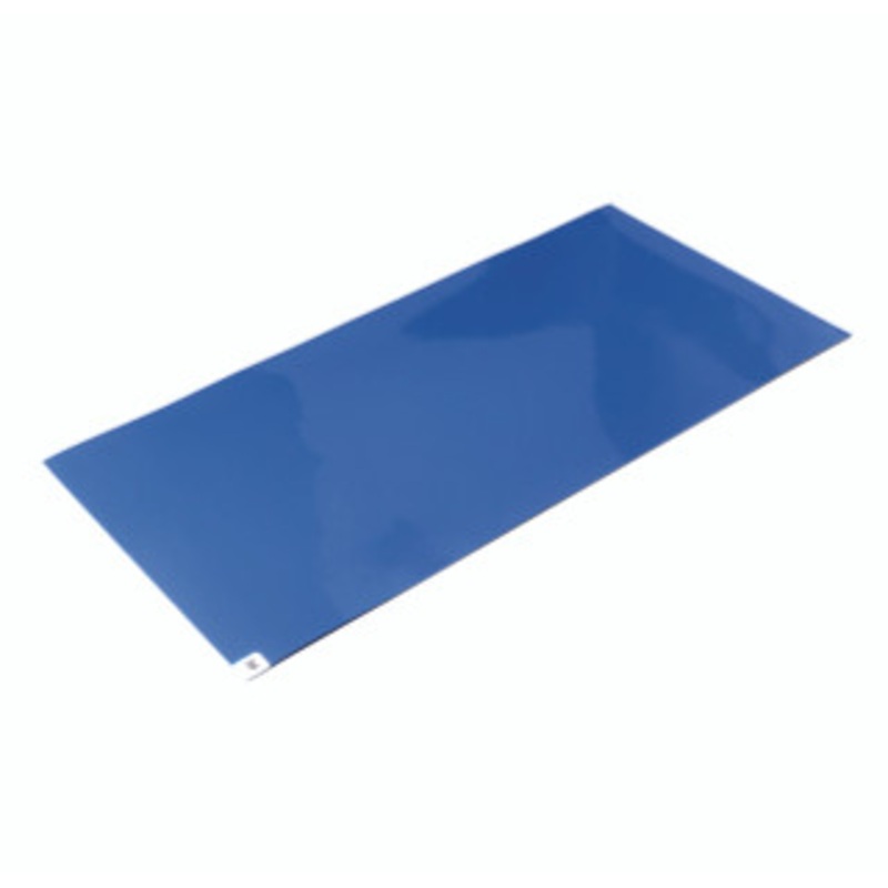 Wearwell Clean Room Mat Blue, 24in x 45in, 4 mats per case – 30 sheets per mat – 095.24X45BL