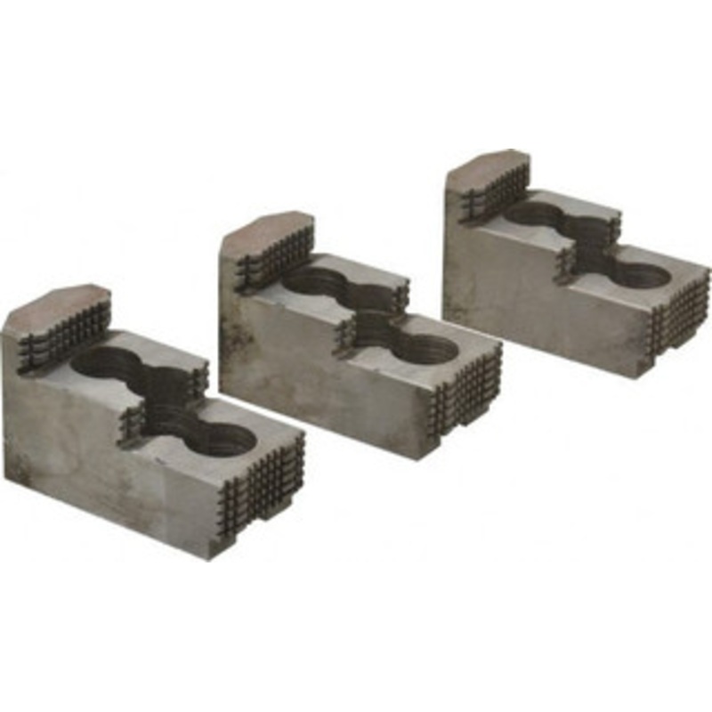 Atlas Workholding 12 Max Chuck Diam 1.5mm x 60 Serrated Hard Lathe Chuck Top Jaws Hard Steel, 1.97 OAW x 4.52 OAL x 2.28 OAH 8130-31624 – 85029064