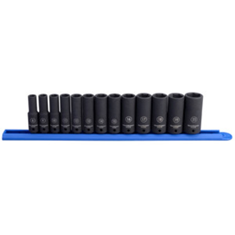 GEARWRENCH 13 Pc 3/8 Drive 6 Point Metric Deep Impact Socket Set – KD84914N