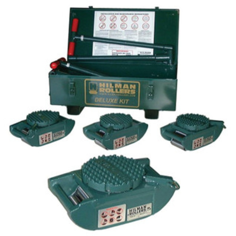 Hilman Rollers FT Series Chain Action Roller Kit, 30-Ton w/ Diamond Steel Top – KRS-30-SLD