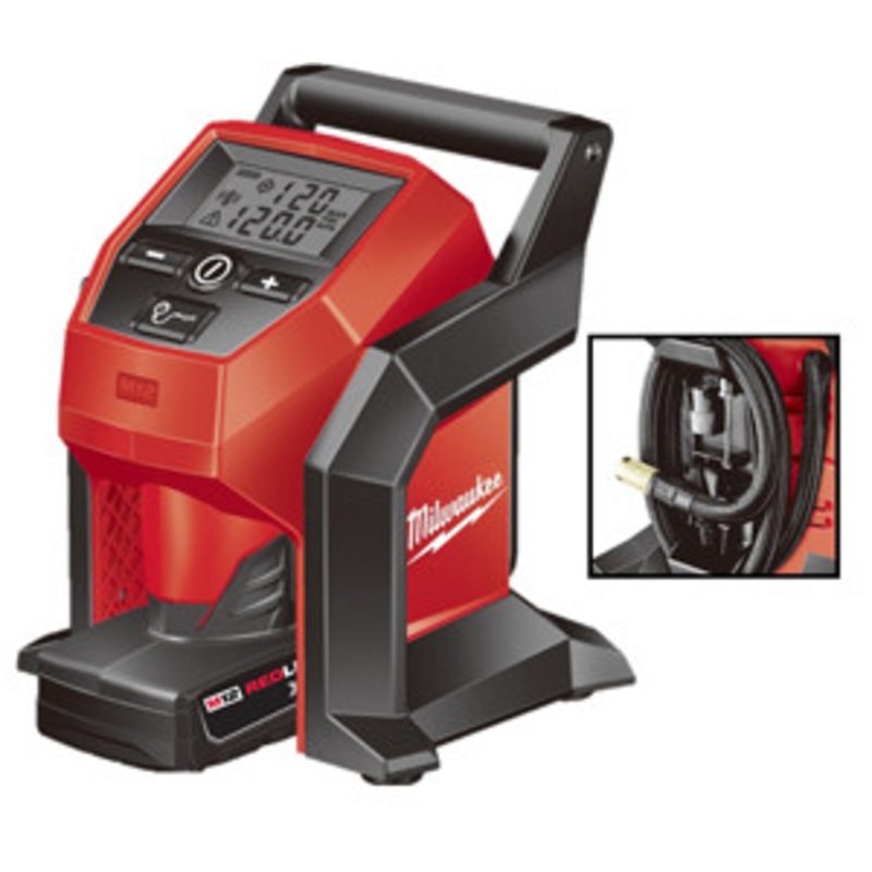 Milwaukee M12 Cordless Tire Inflator XC Kit – MWK2475-21XC