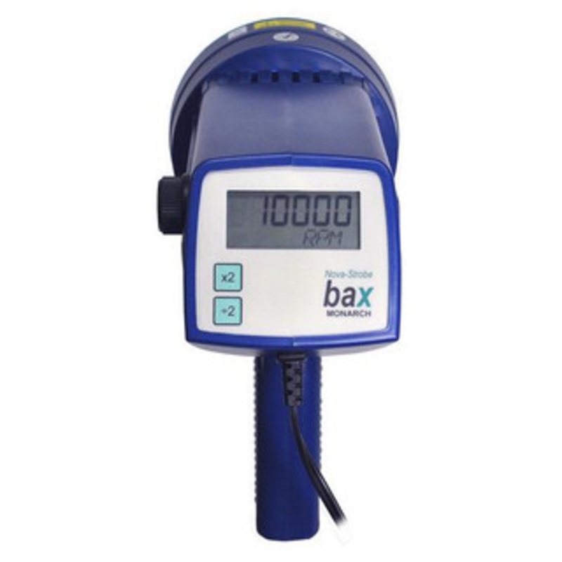 Monarch Instrument Nova-Strobe BAX AC Powered Stroboscope, Basic 230 Vac w/ NIST Certificate – 6206-012-CAL