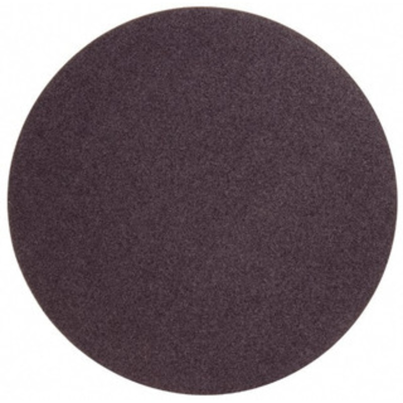 Norton 24 Diam, 36 Grit Aluminum Oxide Adhesive PSA Disc Very Coarse, Brown, X Weighted Cloth Backing, Flexible 66261136718 – 94357886