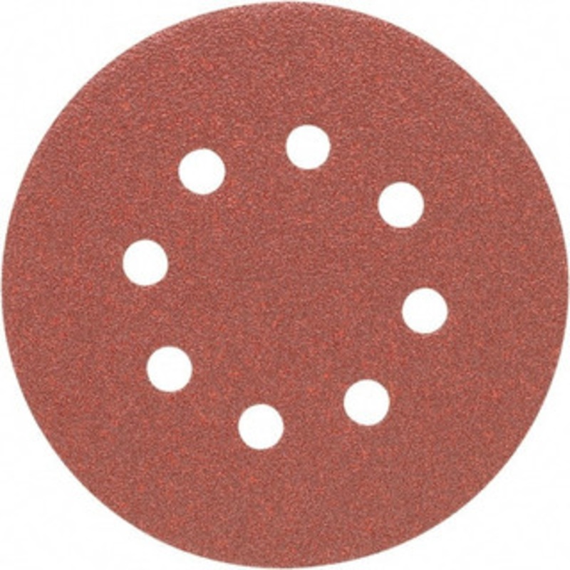Porter-Cable 5 Diam, 40 Grit, Aluminum Oxide Hook & Loop Disc Coarse Grade, Coated, C Weight Paper Backing 735800400 – 92988658