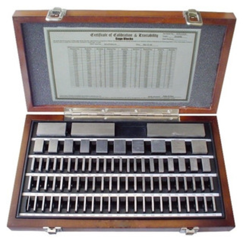 Precise 81 Piece Grade AS-0/Grade 2 Square Steel Gage Block Set – 4101-0051
