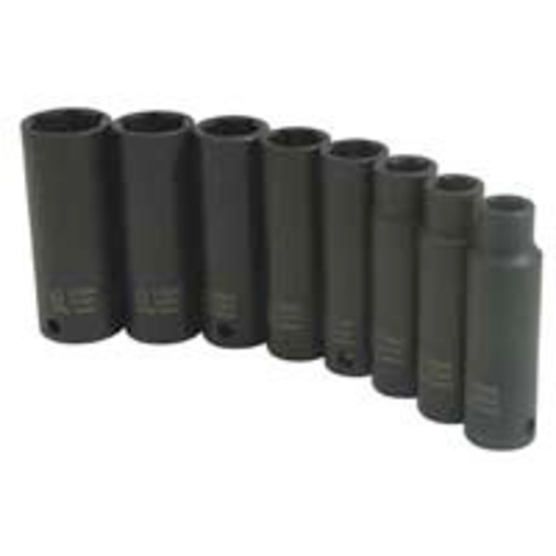 Sunex 8 Piece 3/8 Drive Deep Impact Socket Set 9-19mm – SU3653