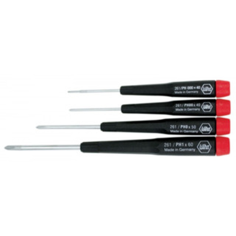 Wiha Precision Phillips Screwdrivers 4 Piece Set – 26194