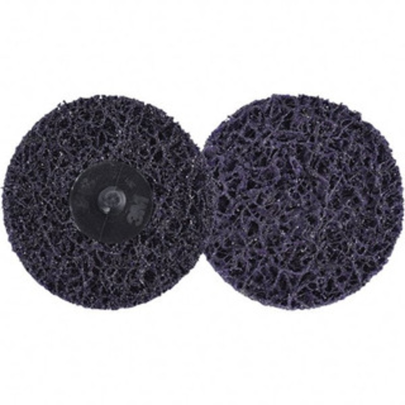 3M 3 Extra Coarse Grade Silicon Carbide Deburring Disc Hook & Loop Connection, Purple, 15,000 Max RPM 7100173789 – 11030012