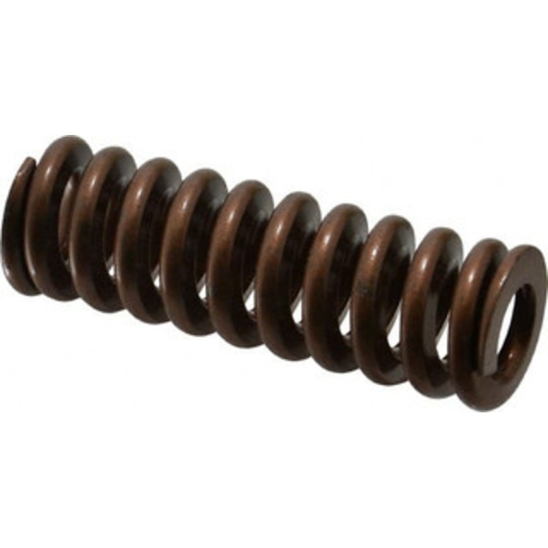 Associated Spring Raymond 1 Hole Diam, 1/2 Rod Diam, 3 Free Length, Gold Die Spring 489.6 Lb Max Deflection, 0.9 Max Deflection, Heavy Duty, Chromium Alloy Steel 105-512 – 07662745