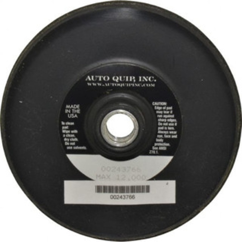 Auto Quip, Inc. 5 Diam Hook & Loop Disc Backing Pad Firm Density, 12,000 RPM AQIH14FN-5 – 00243766