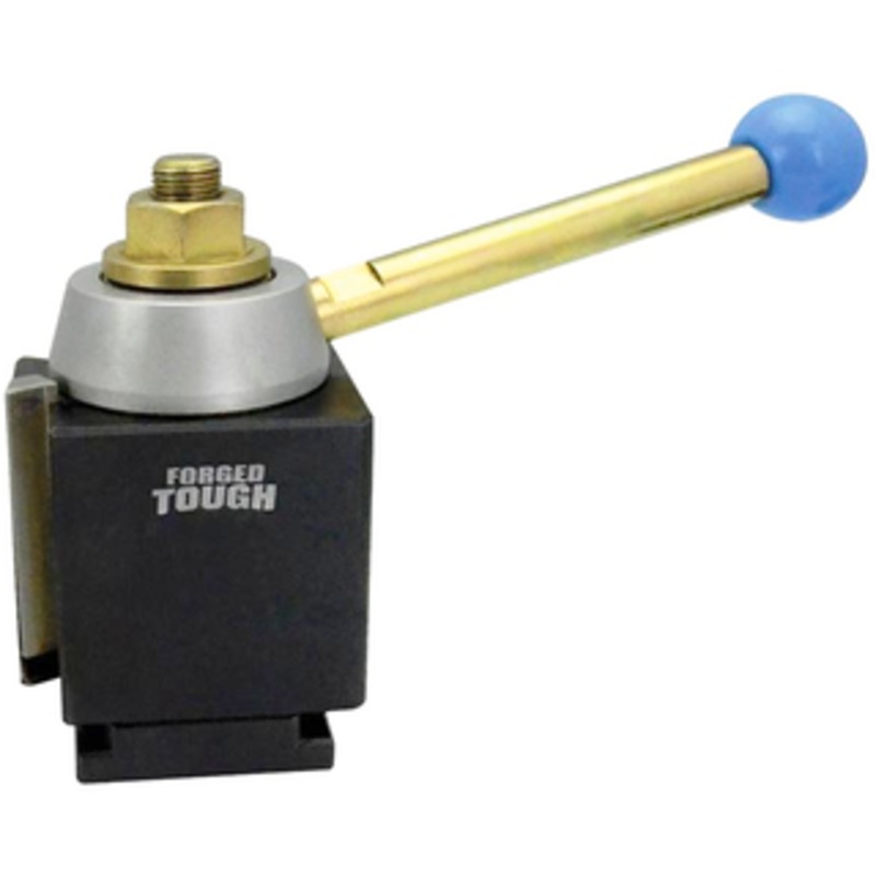 Forged Tough Quick Change Wedge Type Tool Post, 9- 12 Lathe Swing – 100W