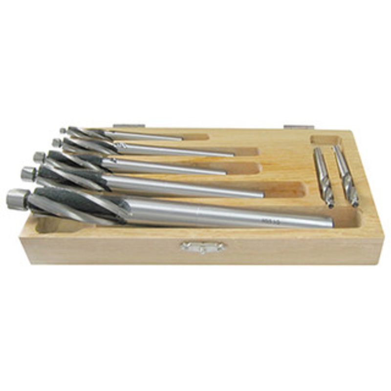 Precise 6 Piece HSS 3-Flute Solid Pilot Counterbore Set – 2007-0003