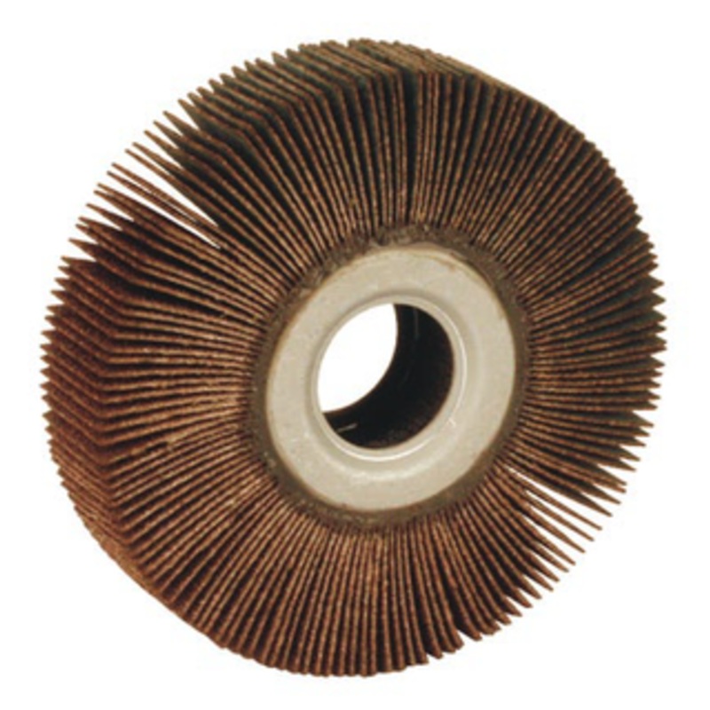 Precise Aluminum Oxide Abrasive Unmounted Flap Wheel, 8 Diameter, 2 Face Width, 1 Arbor Hole Diameter, 60 Grit