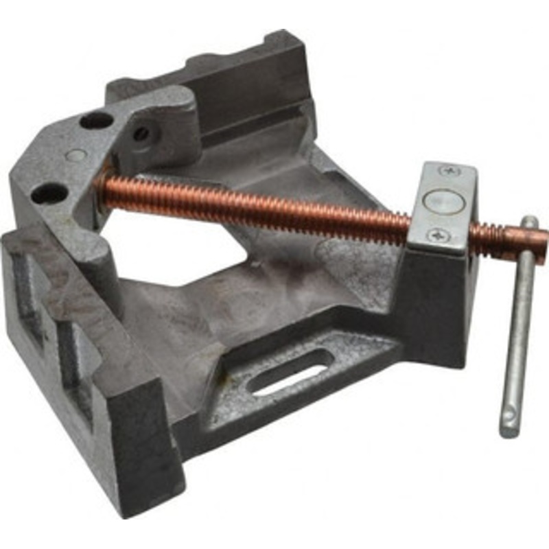 Strong Hand Tools Fixed Angle, 2 Axes, 4.8 Long, 1.38 Jaw Height, 3-3/4 Max Capacity, Cast Iron Angle & Corner Clamp 90 Clamping Angle WAC34 – 82355991