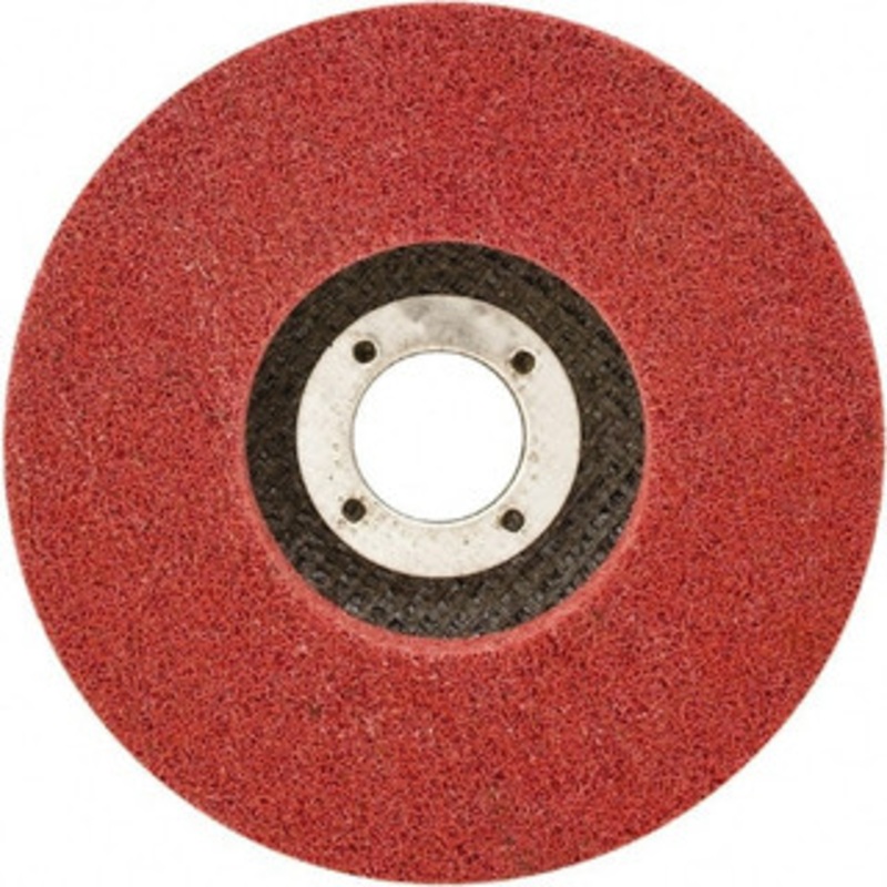 Brite Star 4-1/2 Diam, 1-1/2 Face Width, 7/8 Center Hole, Fine Grade, Aluminum Oxide Deburring Wheel Unitized, Medium Grade, 11,000 RPM 72072 – 44239143
