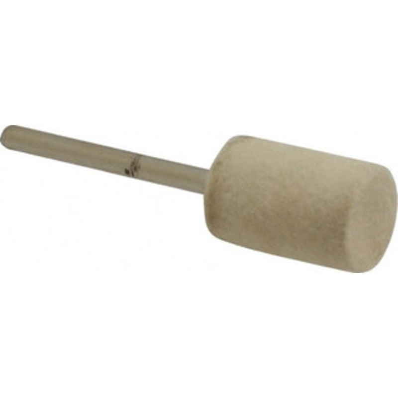 Divine Brothers Co. 1/2 Diam 1/8 Shank Diam Medium Density Cylinder Shaped Mounted Bob 3/4 Head Length, Wool Felt B6-M – 08084881