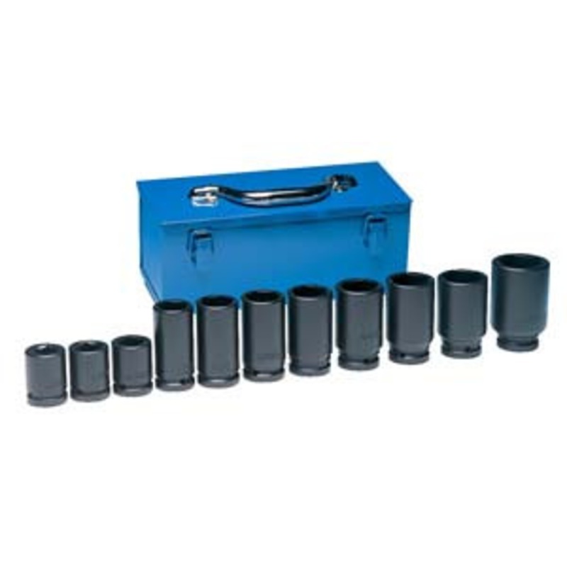 Grey Pneumatic 3/4 Drive 11 Piece Deep Metric Set – GY8133