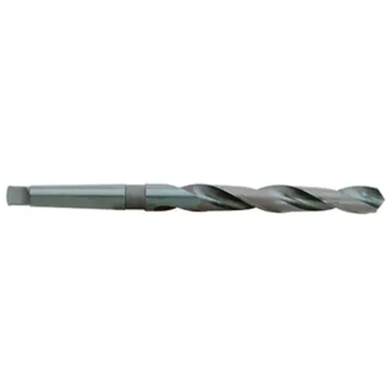 Precise H.S.S. Taper Shank Twist Drill, 1-3/4 Size, 5MT, 10-1/8 Flute Length, 17-1/8 Overall Length