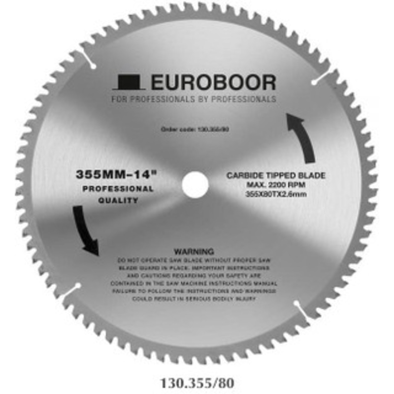 Euroboor 14 Saw Blade 80 Teeth – 130.355/80