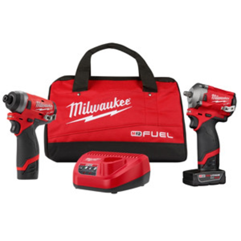 Milwaukee M12 Fuel 2Pc Stubby Auto Kit – MWK2599-22