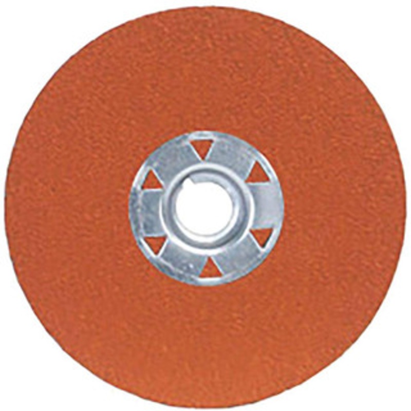 Norton 4-1/2 Diam, 5/8-11 Hole, 24 Grit Ceramic Alumina Fiber Disc Very Coarse 66261023269 – 56278575