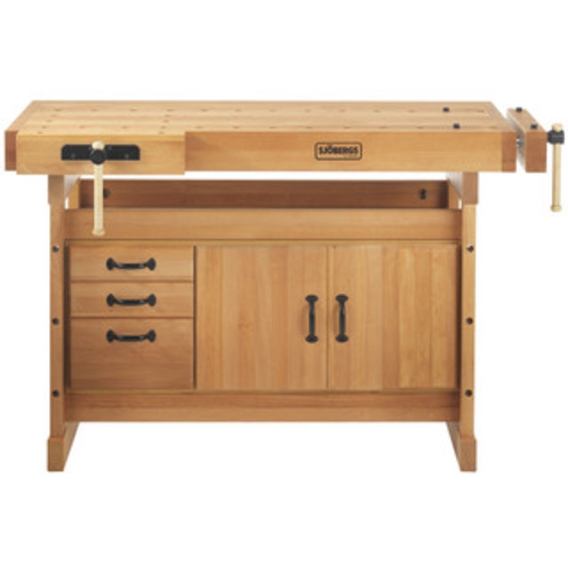 Sjobergs Scandi Plus 1425 Workbench w/SM03 Cabinet & Scandi Plus Accessory Kit Combo – SJO-99938K