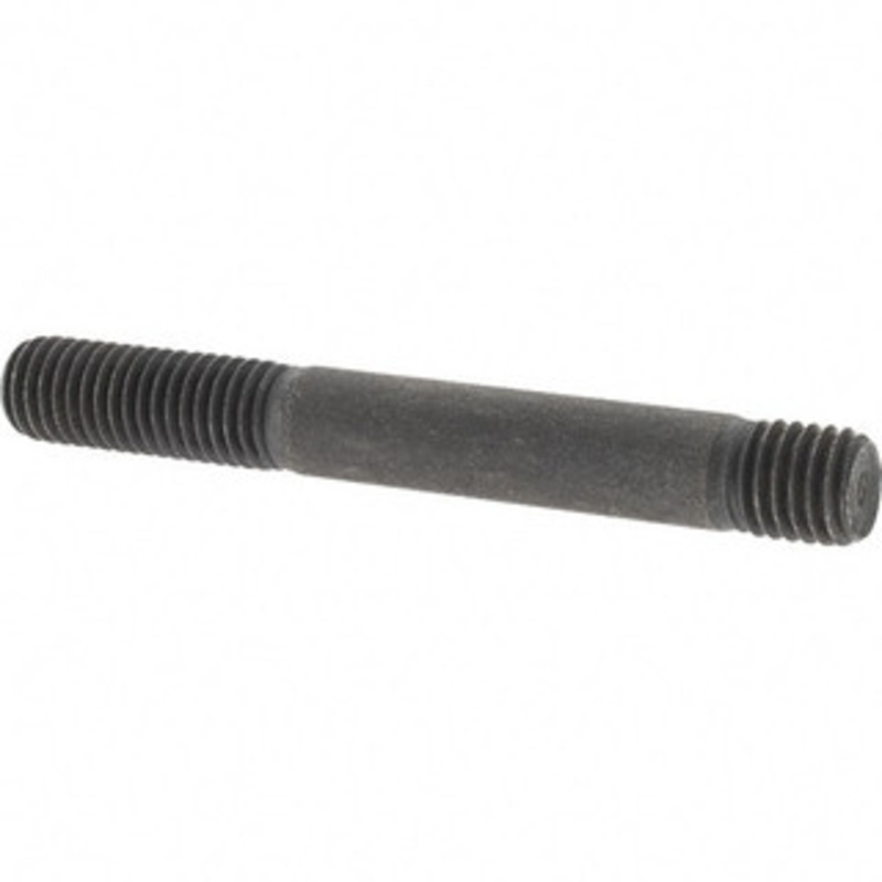 Value Collection M10x1.50 82mm OAL Unequal Double Threaded Stud Carbon Steel, Uncoated, 26mm Long Thread Length, 12mm Short Thread Length, Metric BD-KP83317 – 70938014