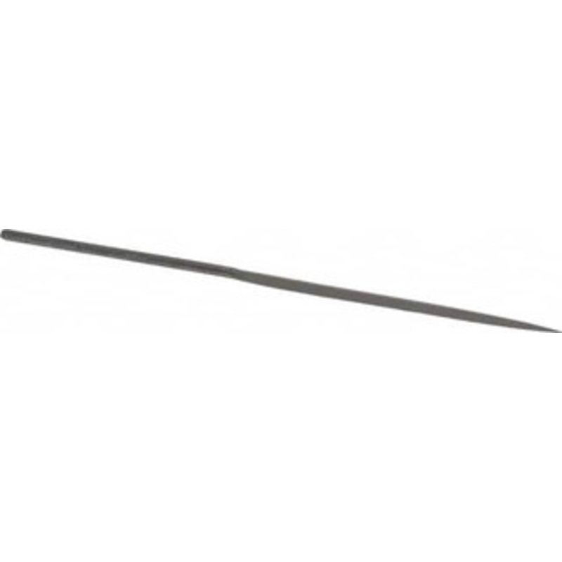 Grobet USA 6-1/4 Needle Precision Swiss Pattern Barrette File 00 Cut, 3 LOC, with Handle 31.458 – 60233236