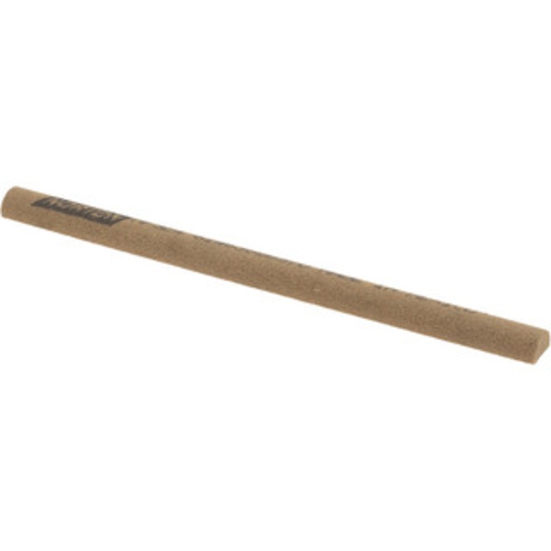Norton 4 Long x 5/16 Diam Aluminum Oxide Sharpening Stone Half Round, Medium Grade 61463686370 – 90218488