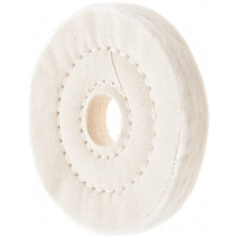 Value Collection 4 Diam x 1/2 Thick Unmounted Buffing Wheel 50 Ply, Polishing, 7/8 Arbor Hole, Medium Density 753591616 – 66999236