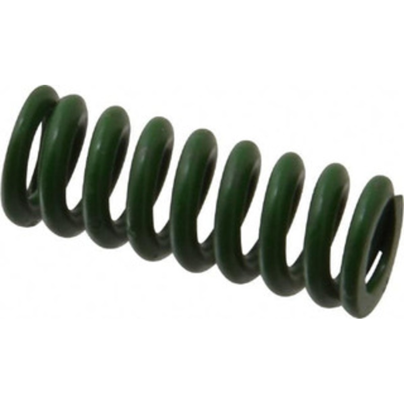 Associated Spring Raymond 1/2 Hole Diam, 9/32 Rod Diam, 1-1/4 Free Length, Green Die Spring 75 Lb Max Deflection, 0.31 Max Deflection, Extra Heavy Duty, Chromium Alloy Steel 106-205 – 07663339