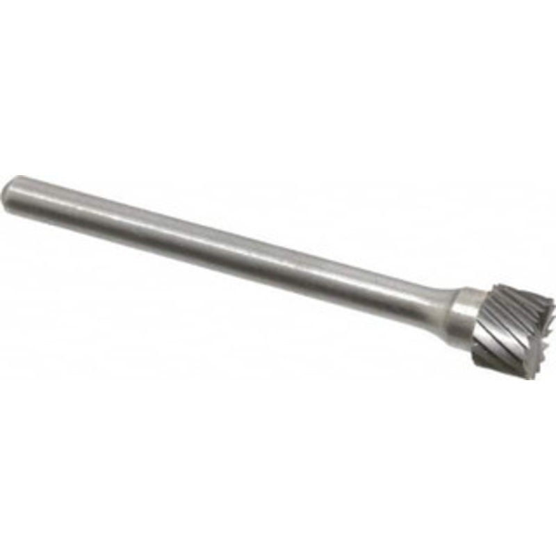 Atrax 1/4 Cut Diam, 1/8 Shank Diam, Carbide Single Cut Cylinder Burr with End Cut End Cut End, 1-1/16 OAL, 3/16 LOC SB-51SC-ATX – 85282663