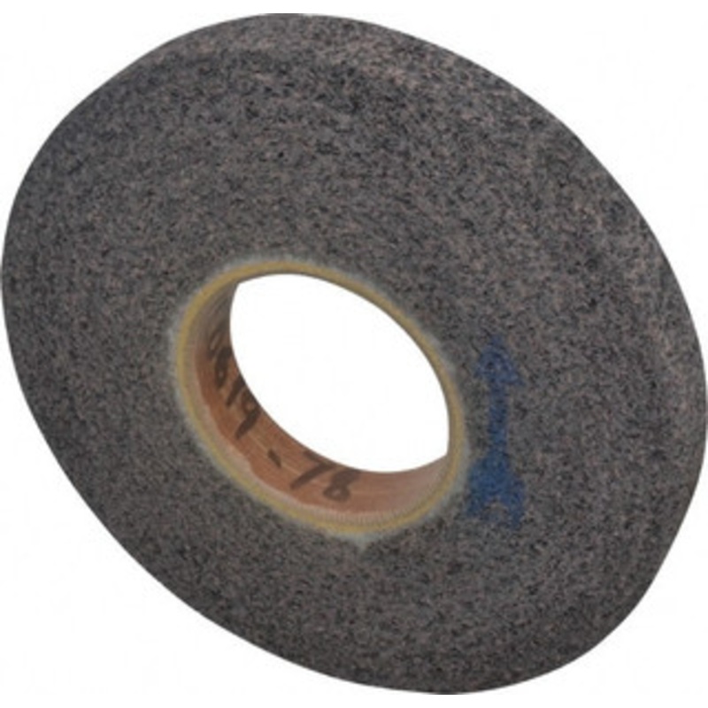 Brite Star 8 Diam, 1 Face Width, 3 Center Hole, Coarse Grade, Aluminum Oxide Deburring Wheel Convolute, Medium Density 6 Grade, 4,500 RPM 66261114553 – 81244063