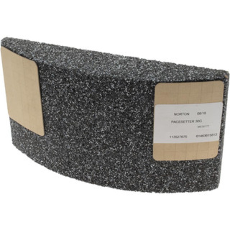 Norton 11-1/4 Wide x 6 High x 2-1/4 Thick Grinding Segment 30 Grit, Hardness G, Blue Print No. ME30777 61463615813 – 05129341