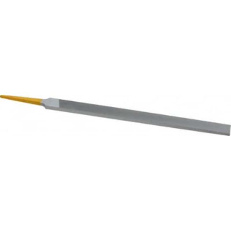 PFERD 8 Swiss Pattern Regular Pillar File Double Cut, Smooth Cut, 2 Cut, 9/16 Width x 7/32 Thick, with Tang 15111 – 74342940