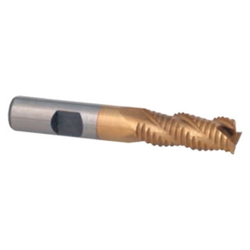 Premium 3 Flute M-42 Cobalt TiCN Coated Centercutting Roughing End Mills for Aluminum