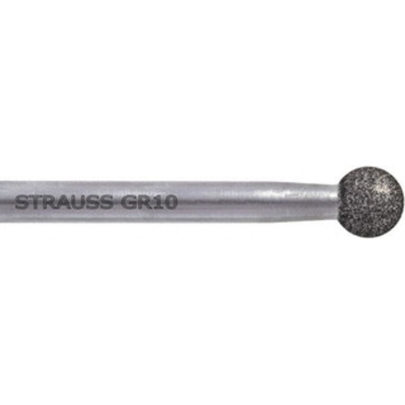 Strauss & Co. Diamond (Abrasive) Round Tip Point Grinding Pin 1/8 Shank Diam x 1.77 Shank Length, Medium Grade, (126 Mesh Grit) GR0079D126 – 59016790