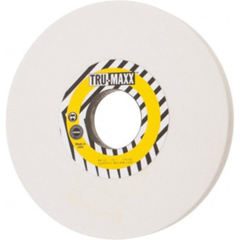 Tru-Maxx 12 Diam x 3 Hole x 1 Thick, J Hardness, 60 Grit Surface Grinding Wheel Aluminum Oxide, Type 1, Medium Grade, 2,069 Max RPM, Vitrified Bond, No Recess 66243496732 – 06292874