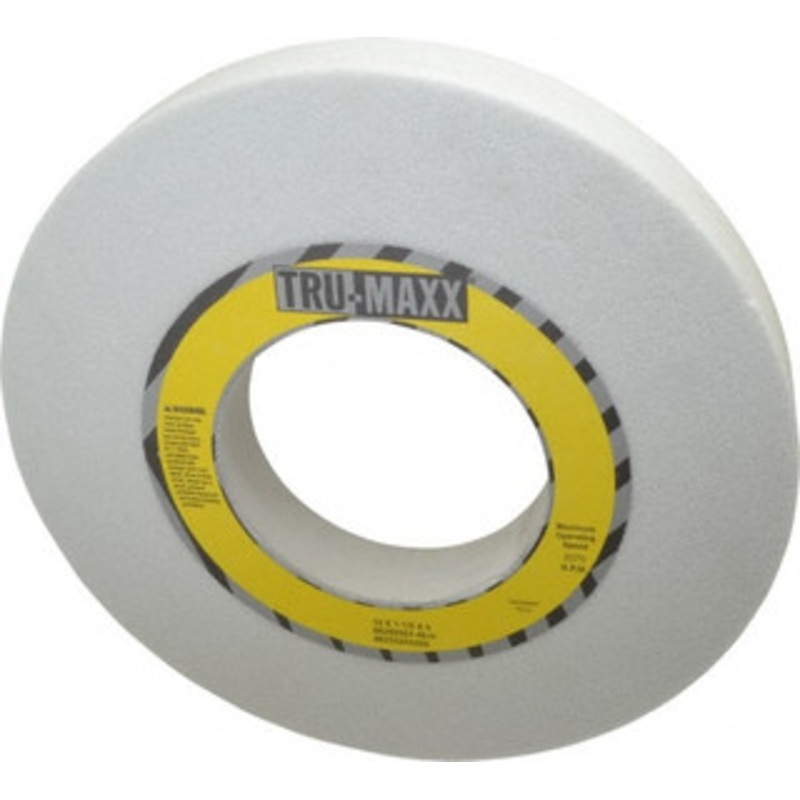 Tru-Maxx 12 Diam x 5 Hole x 1-1/2 Thick, H Hardness, 46 Grit Surface Grinding Wheel Aluminum Oxide, Type 1, Coarse Grade, 2,070 Max RPM, Vitrified Bond, No Recess 66253255425 – 06292924