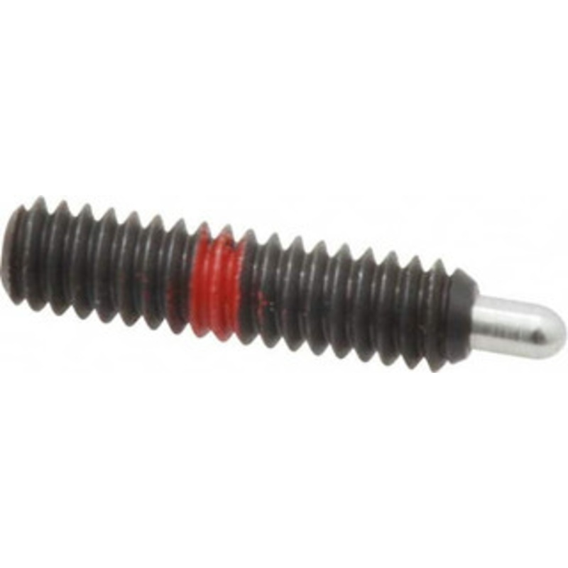 Gibraltar 1/4-20, 1 Thread Length, 3/16 Plunger Projection, Steel Threaded Spring Plunger 0.118 Max Plunger Diam, 1 Plunger Length, 1 Lb Init End Force, 4 Lb Final End Force, 5/64 Hex 57012G – 02470110