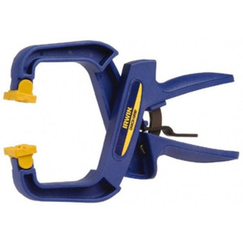IRWIN 4 Jaw Opening Capacity, 3 Throat Depth, Spring Clamp 75 Lb Clamping Pressure, 8 OAL 59400CD – 03134277