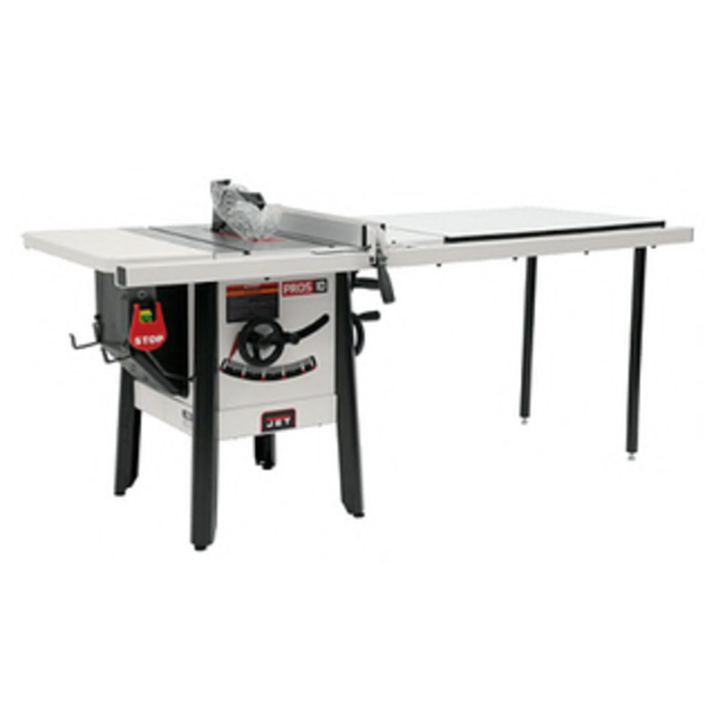 JET JPS-10, 10 ProShop II Tablesaw, 52 Fence with Steel Wings, 1.75 HP, 1PH 115V – 725005K