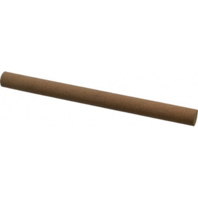 Made in USA 6 Long x 1/2 Diam x 1/2 Thick, Aluminum Oxide Sharpening Stone Round, Medium Grade UM66 – 05111083